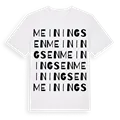 Meiningsen ordlek t-shirt
