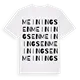 Meiningsen ordlek t-shirt