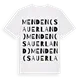 Menden (Sauerland) ordlek t-shirt