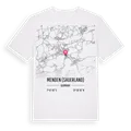 Menden (Sauerland) karta t-shirt