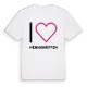 Jag älskar Mennighüffen t-shirt stort tryck