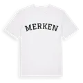 Merken böjd t-shirt