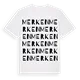 Merken ordlek t-shirt
