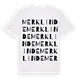 Merklinde ordlek t-shirt