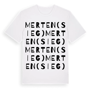 Merten (Sieg) ordlek t-shirt – ekologisk bomull t-shirt från Pinshirt