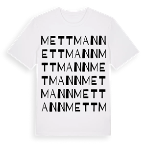 Mettmann ordlek t-shirt – ekologisk bomull t-shirt från Pinshirt