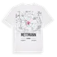 Mettmann karta t-shirt