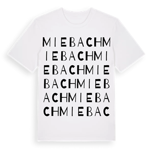 Miebach ordlek t-shirt – ekologisk bomull t-shirt från Pinshirt