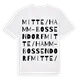 Mitte / Hamm-Bossendorf ordlek t-shirt