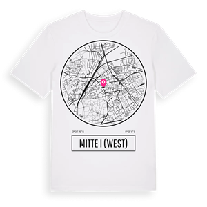 Mitte I (West) t-shirt – ekologisk bomull t-shirt från Pinshirt