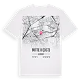 Mitte II (Ost) karta t-shirt