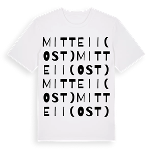 Mitte II (Ost) ordlek t-shirt – ekologisk bomull t-shirt från Pinshirt