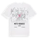 Mitte-Nordost karta t-shirt