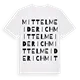 Mittelmeiderich ordlek t-shirt