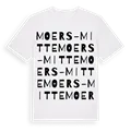 Moers-Mitte ordlek t-shirt