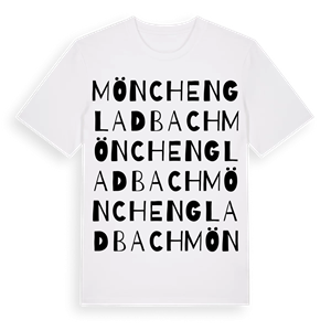 Mönchengladbach ordlek t-shirt – ekologisk bomull t-shirt från Pinshirt