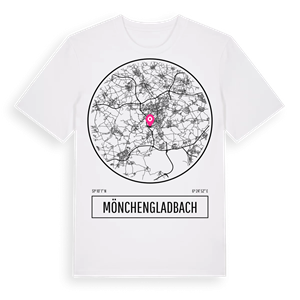 Mönchengladbach t-shirt – ekologisk bomull t-shirt från Pinshirt