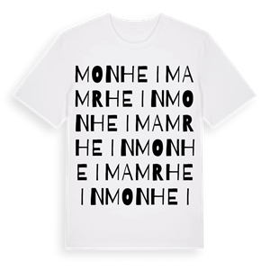 Monheim am Rhein ordlek t-shirt – ekologisk bomull t-shirt från Pinshirt