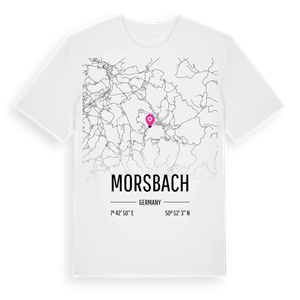 Morsbach karta t-shirt – ekologisk bomull t-shirt från Pinshirt