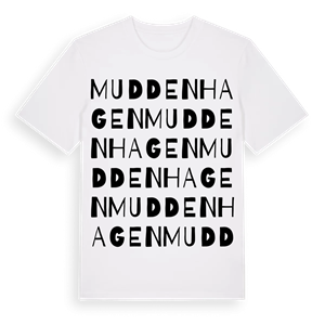 Muddenhagen ordlek t-shirt – ekologisk bomull t-shirt från Pinshirt
