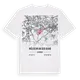 Mülheim an der Ruhr karta t-shirt
