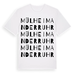 Mülheim an der Ruhr ordlek t-shirt – ekologisk bomull t-shirt från Pinshirt