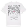 Mülheim an der Ruhr karta t-shirt