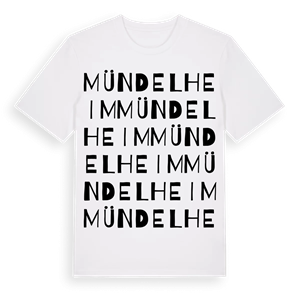 Mündelheim ordlek t-shirt – ekologisk bomull t-shirt från Pinshirt