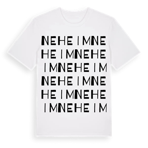 Neheim ordlek t-shirt – ekologisk bomull t-shirt från Pinshirt