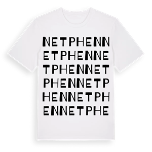Netphen ordlek t-shirt – ekologisk bomull t-shirt från Pinshirt