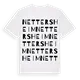 Nettersheim ordlek t-shirt