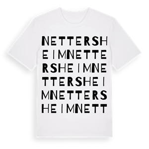 Nettersheim ordlek t-shirt – ekologisk bomull t-shirt från Pinshirt