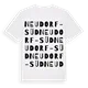 Neudorf-Süd ordlek t-shirt