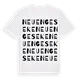 Neuengeseke ordlek t-shirt