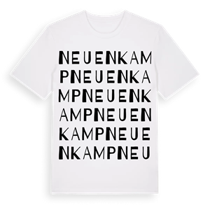 Neuenkamp ordlek t-shirt – ekologisk bomull t-shirt från Pinshirt