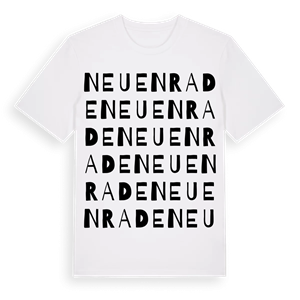 Neuenrade ordlek t-shirt – ekologisk bomull t-shirt från Pinshirt