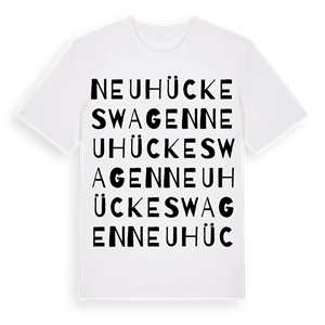 Neuhückeswagen ordlek t-shirt – ekologisk bomull t-shirt från Pinshirt