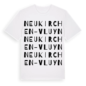 Neukirchen-Vluyn ordlek t-shirt – ekologisk bomull t-shirt från Pinshirt