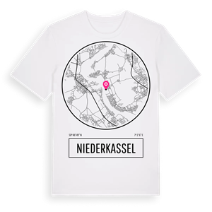 Niederkassel t-shirt – ekologisk bomull t-shirt från Pinshirt