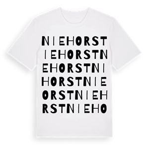 Niehorst ordlek t-shirt – ekologisk bomull t-shirt från Pinshirt