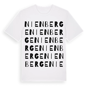 Nienberge ordlek t-shirt – ekologisk bomull t-shirt från Pinshirt