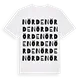 Nörde ordlek t-shirt