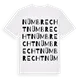Nümbrecht ordlek t-shirt