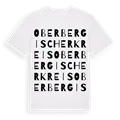 Oberbergischer Kreis ordlek t-shirt