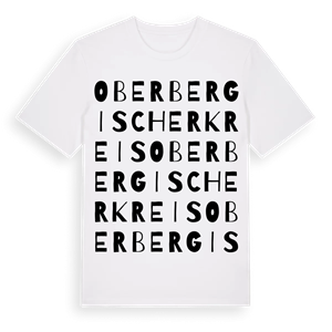 Oberbergischer Kreis ordlek t-shirt – ekologisk bomull t-shirt från Pinshirt