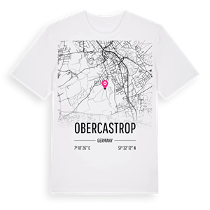 Obercastrop karta t-shirt – ekologisk bomull t-shirt från Pinshirt