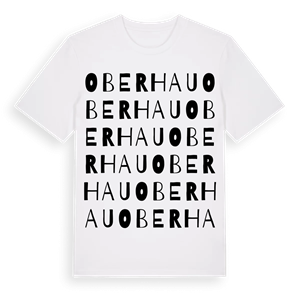 Oberhau ordlek t-shirt – ekologisk bomull t-shirt från Pinshirt