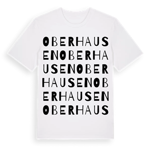Oberhausen ordlek t-shirt – ekologisk bomull t-shirt från Pinshirt