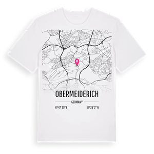Obermeiderich karta t-shirt – ekologisk bomull t-shirt från Pinshirt