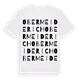Obermeiderich ordlek t-shirt
